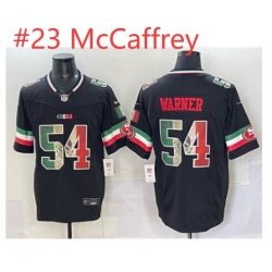 Men San Francisco 49ers Christian McCaffrey #23 Black 2025 F U S E Mexico Vapor Limited Stitched Football Jersey