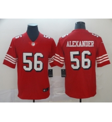 Men's San Francisco 49ers Kwon Alexander 56 Red Nike Scarlet Player Limited Jersey