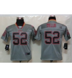 Nike Youth San Francisco 49ers #52 Patrick Willis Grey Jerseys[Elite lights out]