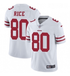 Youth Nike San Francisco 49ers 80 Jerry Rice Elite White NFL Jersey