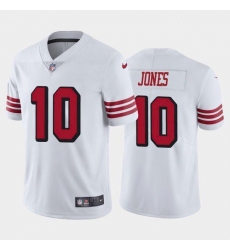 Youth San Francisco 49ers Mac Jones Color Rush White 2021 Draft Jersey