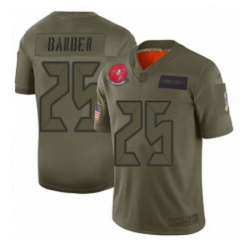 Men Tampa Bay Buccaneers 25 Peyton Barber Limited Camo 2019 Salute to Service Football Jersey