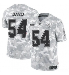 Men Tampa Bay Buccaneers 54 Lavonte David 2024 F U S E Arctic Camo Salute To Service Limited Stitched Football Jersey