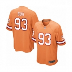 Mens Tampa Bay Buccaneers 93 Ndamukong Suh Limited Orange Glaze Alternate Football Jersey