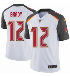 Nike Buccaneers 12 Tom Brady White Men Stitched NFL Vapor Untouchable Limited Jersey