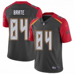 Nike Buccaneers 84 Cameron Brate Gray Men Stitched NFL Limited Inverted Legend Jersey