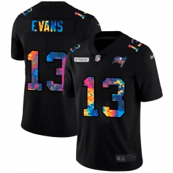 Tampa Bay Buccaneers 13 Mike Evans Men Nike Multi Color Black 2020 NFL Crucial Catch Vapor Untouchable Limited Jersey