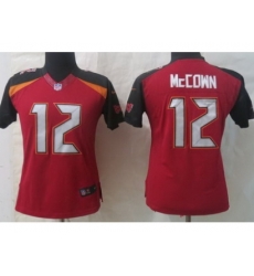 Women Nike Tampa Bay Buccaneers 12 Josh McCown Red Limited NFL Jerseys