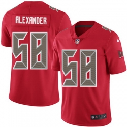 Nike Buccaneers #58 Kwon Alexander Red Youth Stitched NFL Limited Rush Jersey