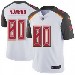 Nike Buccaneers #80 O  J  Howard White Youth Stitched NFL Vapor Untouchable Limited Jersey