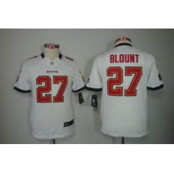 Youth Nike Tampa Bay Buccaneers #27 LeGarrette Blount White Color[Youth Limited Jerseys]