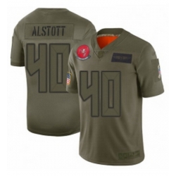 Youth Tampa Bay Buccaneers 40 Mike Alstott Limited Camo 2019 Salute to Service Football Jersey