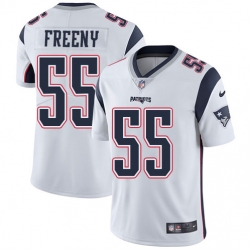 Men Nike New England Patriots #55 Jonathan Freeny White Vapor Limited Jersey