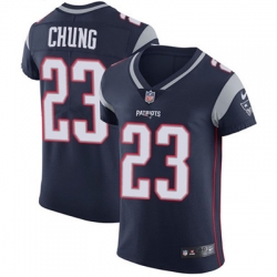 Men Nike Patriots #23 Patrick Chung Navy Blue Team Color Stitched NFL Vapor Untouchable Elite Jersey 24199 99 2425 5