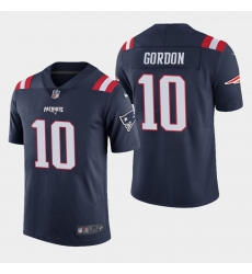 Men Nike Patroits #10 Josh Gordon Navy Blue Rush Vapor Untouchable Limited Jersey