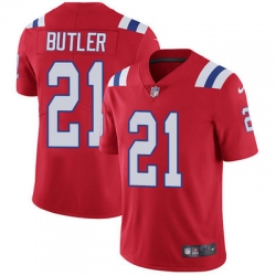 Nike Patriots #21 Malcolm Butler Red Alternate Mens Stitched NFL Vapor Untouchable Limited Jersey