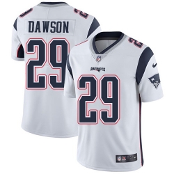 Nike Patriots #29 Duke Dawson White Mens Stitched NFL Vapor Untouchable Limited Jersey