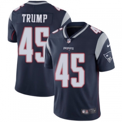 Nike Patriots #45 Donald Trump Navy Blue Team Color Mens Stitched NFL Vapor Untouchable Limited Jersey