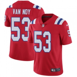 Nike Patriots #53 Kyle Van Noy Red Alternate Mens Stitched NFL Vapor Untouchable Limited Jersey