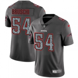 Nike Patriots #54 Tedy Bruschi Gray Static Mens NFL Vapor Untouchable Game Jersey