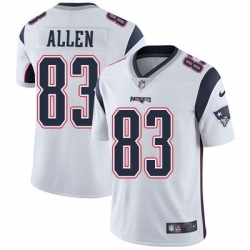 Nike Patriots #83 Dwayne Allen White Mens Stitched NFL Vapor Untouchable Limited Jersey