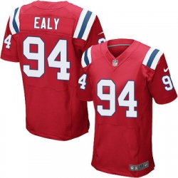 Nike Patriots #94 Kony Ealy Red Alternate Mens Stitched NFL Elite Jersey