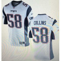 Patriots 58 Jamie Collins White Vapor limited Jersey