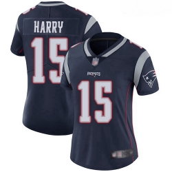 Patriots #15 N 27Keal Harry Navy Blue Team Color Women Stitched Football Vapor Untouchable Limited Jersey