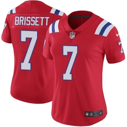 Womens Nike Patriots #13 Phillip Dorsett Red Stitched NFL Limited Rush Fashion Jersey