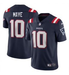 Youth New England Patriots 10 Drake Maye Navy 2024 Draft Vapor Limited Stitched Football Jersey