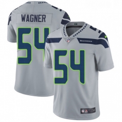 Mens Nike Seattle Seahawks 54 Bobby Wagner Grey Alternate Vapor Untouchable Limited Player NFL Jersey