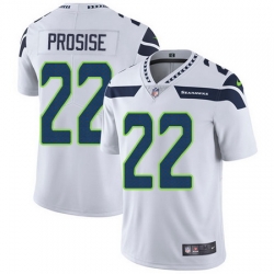 Nike Seahawks #22 C  J  Prosise White Mens Stitched NFL Vapor Untouchable Limited Jersey