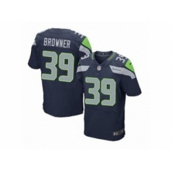 Nike Seattle Seahawks 39 Brandon Browner blue Elite NFL Jersey