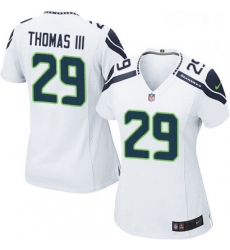 Womens Nike Seattle Seahawks 29 Earl Thomas III Game White NFL Jersey