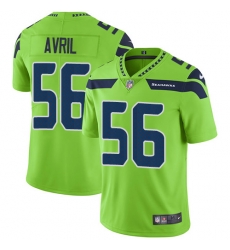 Youth Nike Seahawks #56 Cliff Avril Green Stitched NFL Limited Rush Jersey