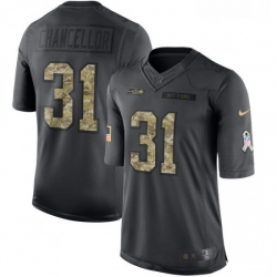 Youth Nike Seattle Seahawks 31 Kam Chancellor Limited Black 2016 Salute to Service NFL Jersey