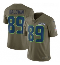 Youth Nike Seattle Seahawks 89 Doug Baldwin Limited Olive 2017 Salute to Service NFL Jersey