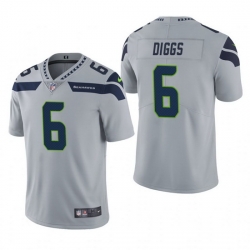 Youth Seattle Seahawks Quandre Diggs #6 Grey Vapor Limited NFL Jersey