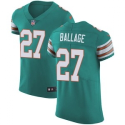 Kalen Ballage Miami Dolphins men Elite Aqua Alternate Vapor Untouchable Nike Jersey Green