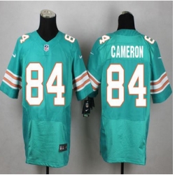 New Miami Dolphins #84 Jordan Cameron Aqua Green Alternate Mens Stitched NFL Elite Jersey