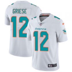 Nike Dolphins #12 Bob Griese White Mens Stitched NFL Vapor Untouchable Limited Jersey