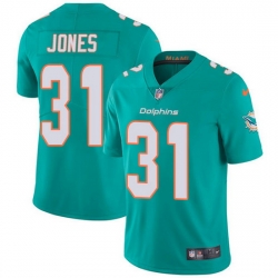 Nike Dolphins 31 Byron Jones Aqua Green Team Color Men Stitched NFL Vapor Untouchable Limited Jersey