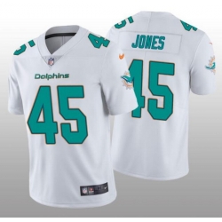 Nike Dolphins 45 Brandon Jones White Vapor Untouchable Limited Jersey