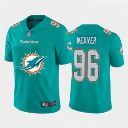 Nike Dolphins 96 Curtis Weaver Aque Team Big Logo Vapor Untouchable Limited Jersey