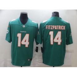 Nike Miami Dolphins 14 Ryan Fitzpatrick Aqua Vapor Untouchable Limited Jersey