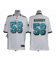 Nike Miami Dolphins 58 Dansby White Limited NFL Jersey