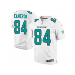 Nike Miami Dolphins 84 Jordan Cameron White Elite NFL Jersey