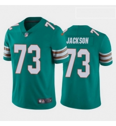 men austin jackson miami dolphins aqua alternate vapor limited jersey 