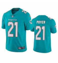 Youth Miami Dolphins 21 Jordan Poyer Aqua Vapor Limited Stitched Football Jersey