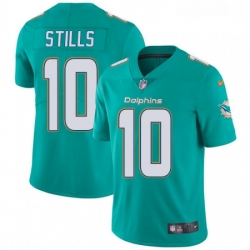 Youth Nike Miami Dolphins 10 Kenny Stills Elite Aqua Green Team Color NFL Jersey